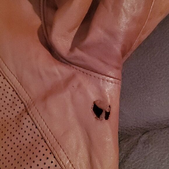 Vintage Brown Leather Jacket - Picture 14 of 16